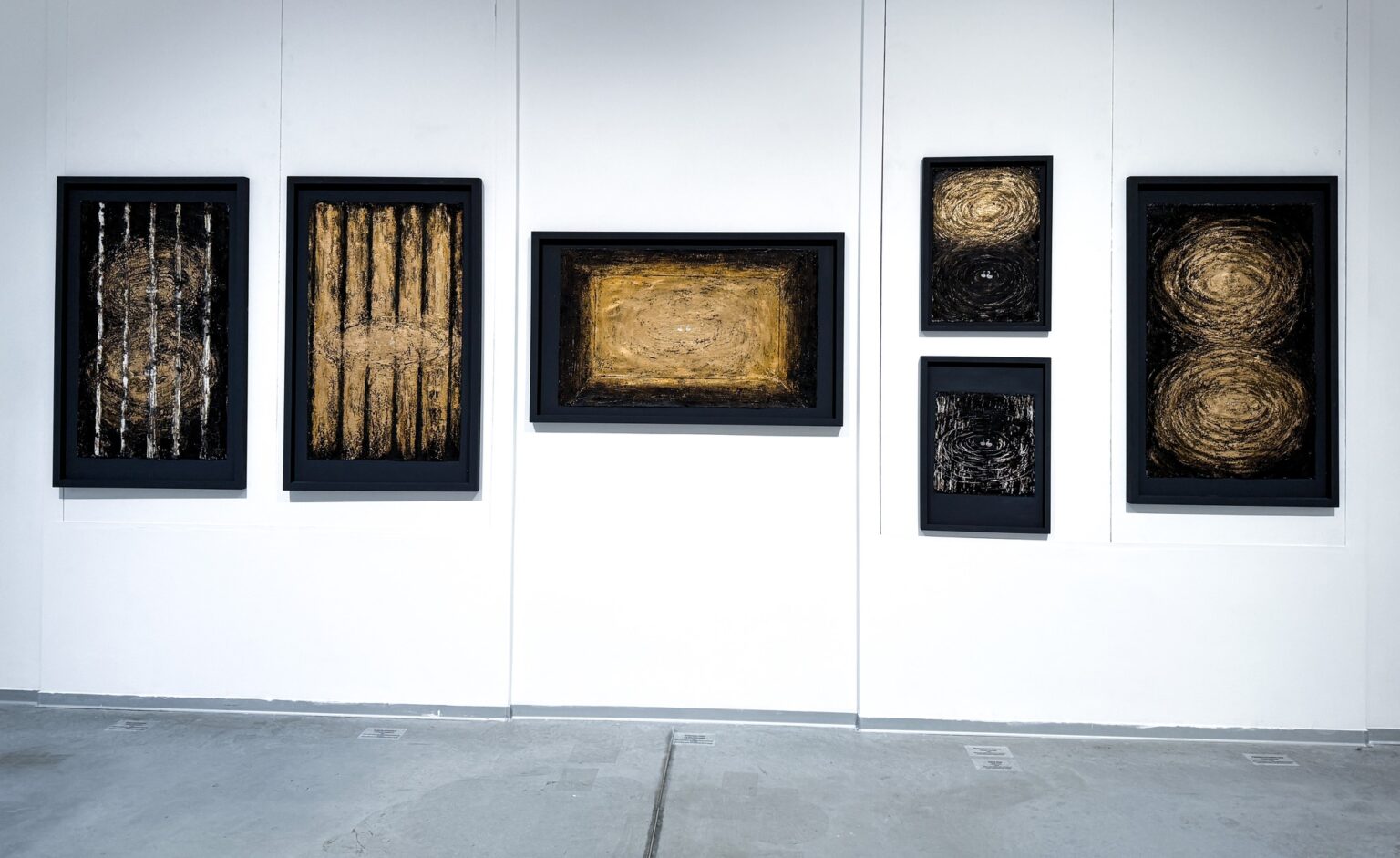 obrazy wyeksponowana w galerii